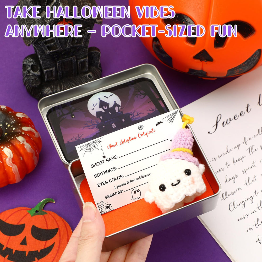 JULEASEL Halloween castle sticker enhances the tiny haunted world.