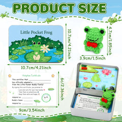JULEASEL pond background showcases a tranquil waterside scene inside the tin.