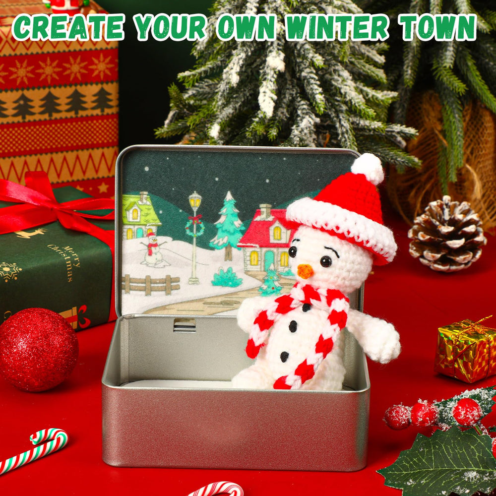JULEASEL Snowman set ideal as stocking stuffer or Secret Santa gift.