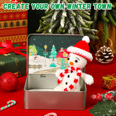 JULEASEL Snowman set ideal as stocking stuffer or Secret Santa gift.