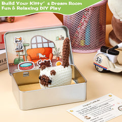 JULEASEL yarn ball and cat bed mat invite playful interaction.