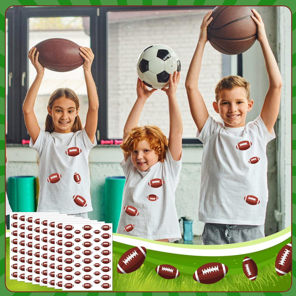 JULMELON football design stickers energize party decor and crafts