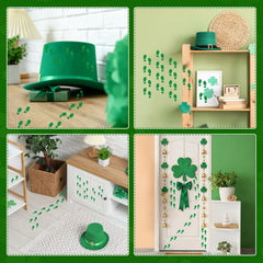JULMELON kids crafts with St Patrick's Day leprechaun footprints