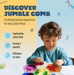 Jumble Dream Jumble Comb hexagon durable design for busy kids.