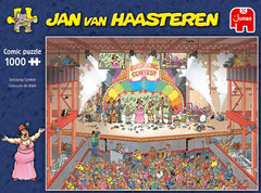 Jumbo completed puzzle size 68 x 49 cm, poster-like finish ready for display.