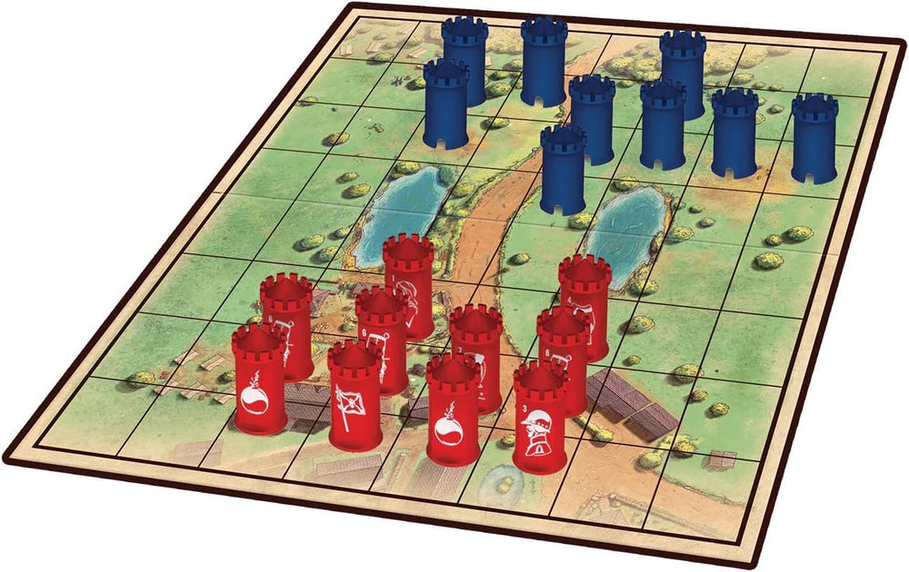 Jumbo Stratego screen and instruction included for clear, guided play.