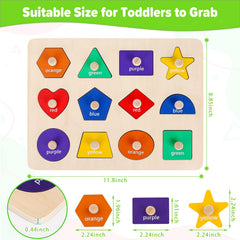 Jumlys toddler-friendly wooden toy with large pieces enables safe, hands-on play.
