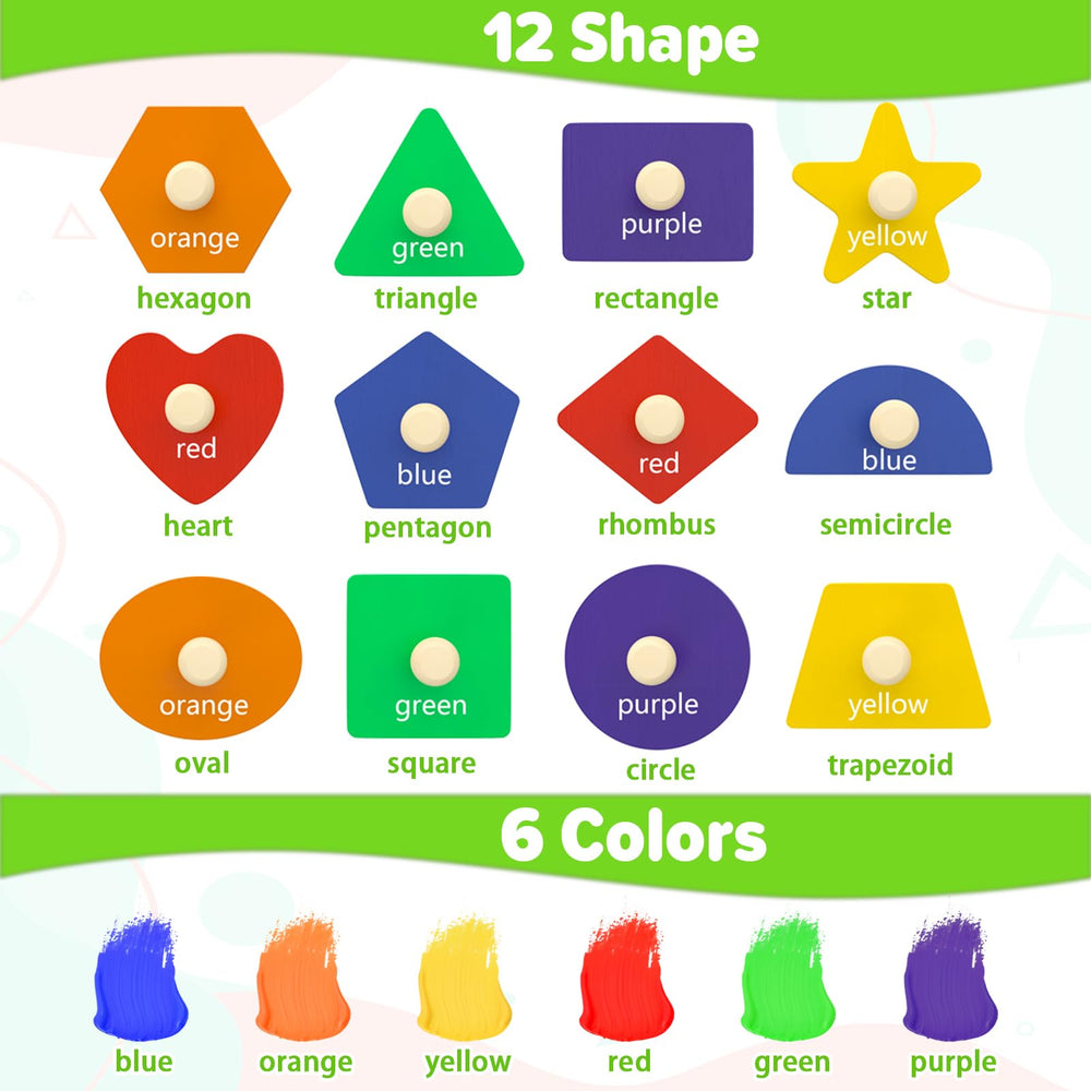 Jumlys wooden toy uses non-toxic water-based paint for safe color inspiration.