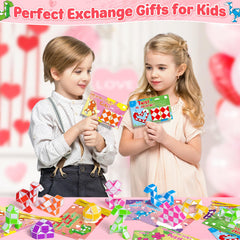 Jumlys red snake cube twist toy for pocket-sized fun