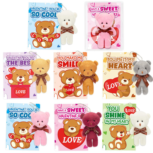 Jumlys Valentines cards with six designs for classroom exchanges