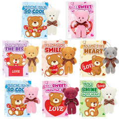 Jumlys Valentines cards with six designs for classroom exchanges