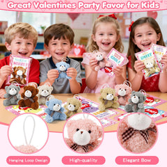 Jumlys soft plush bears closeup, cuddly toys for Valentine party fun