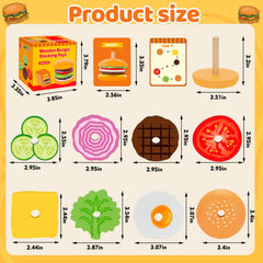 Cheese slice from Jumlys burger set invites layering and sequencing.