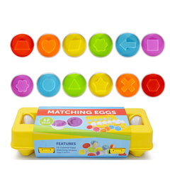 JUNBESTN Easter matching eggs set for toddlers to practice sorting and fine motor skills