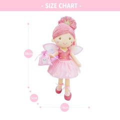 June Garden Anastasia embroidered-eyes-smile invites cuddles and friendship.