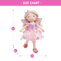 June Garden Lunabelle 15-inch size makes a cozy cuddling companion.