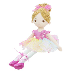 June Garden Polina rainbow tutu and shimmering dress spark imaginative dance.