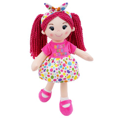 June Garden Sophie big-sister doll in pink dress offers comforting companionship.