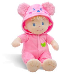 June Garden Sweet Dolly Frida smiling doll designed for cuddles and companionship.