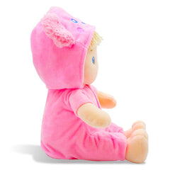 June Garden Sweet Dolly Frida ultra-soft plush texture for safe baby cuddles.