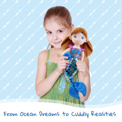 June Garden Thalassa embroidered face adds charm for gentle imaginative roleplay.