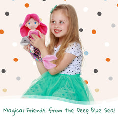 June Garden Thalassa sixteen-point-five-inch height balances play and cuddles for toddlers.