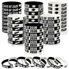JUNEBRUSHS Class of 2026 bracelet black packaging shows durable, celebratory keepsakes.