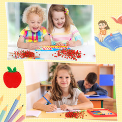JUNEBRUSHS durable rubber eraser texture ensures lasting performance during homework sessions.