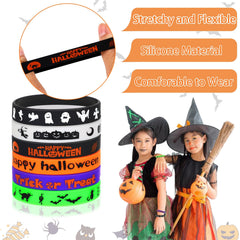 JUNEBRUSHS six-design Halloween wristbands for versatile party fillers.
