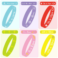 JUNEBRUSHS He Is Risen sunlight symbol bracelet captures hopeful glow for daily wear.