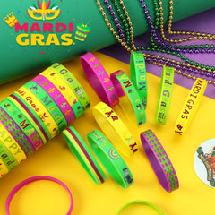 Junebrushes Mardi Gras drum bracelet enhances parade looks
