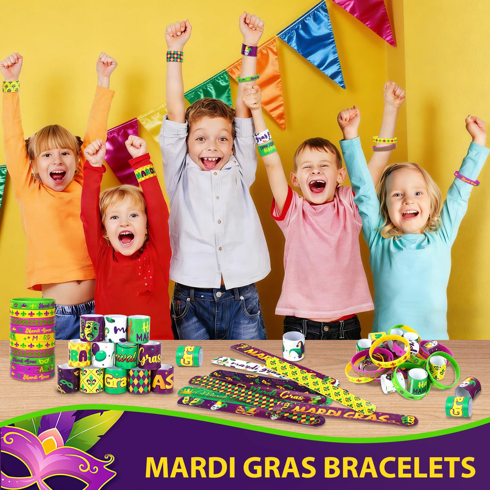 JUNEBRUSHS Mardi Gras throws—bulk packs add festive vibes to parades.