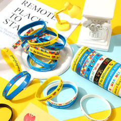 JUNEBRUSHS wearable silicone bracelets fit varying wrists with elastic, long-lasting comfort.