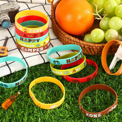 JUNEBRUSHS bonfire motif bracelet, adds color to camps and evenings