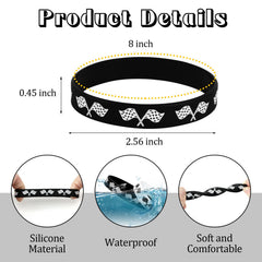 JUNEBRUSHS elastic-fit wristbands adapt to all wrists for quick wear.