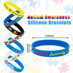 JUNEBRUSHS puzzle-piece design bracelet collection offers colorful options for kids and adults.