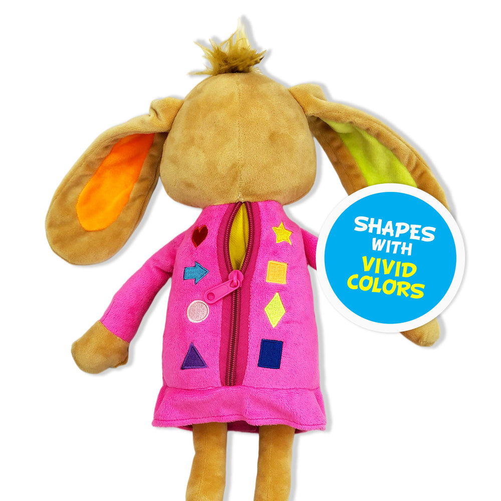June Garden Dressy Friends Bunnie buckles and clasps offer varied fastening practice