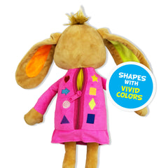 June Garden Dressy Friends Bunnie buckles and clasps offer varied fastening practice