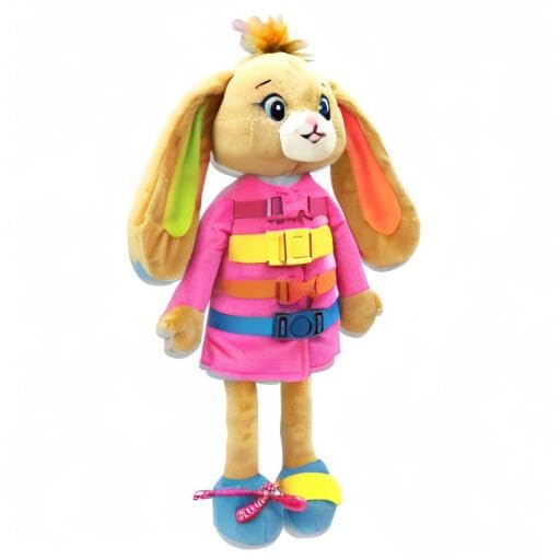 June Garden Dressy Friends Bunnie is ideal for playtime and gentle cuddling