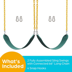 Jungle Gym Kingdom backyard swing setup ready-to-hang for fast setup
