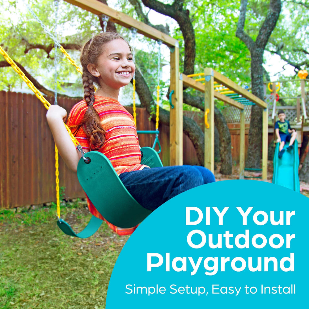 Jungle Gym Kingdom snap hooks secure attachment for easy installation