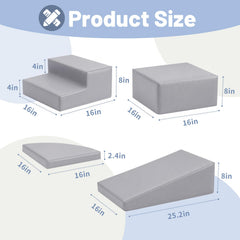 JungleDove slide foam climbing block featuring smooth surface for gentle climbs