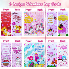 JUNQIU clear bags to neatly present finished valentines gifts.