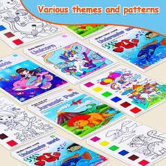 JUNQIU US portable art kit for travel, ideal stocking stuffer.