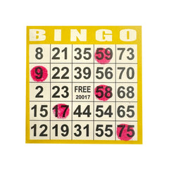 Junwrow Bingo cards ideal for seniors, family nights, and classrooms