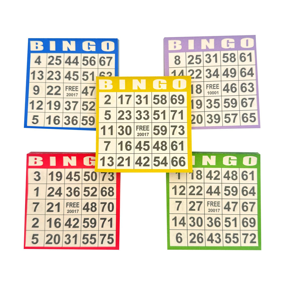 Junwrow Bingo five-color set improves organization and color-coded rounds