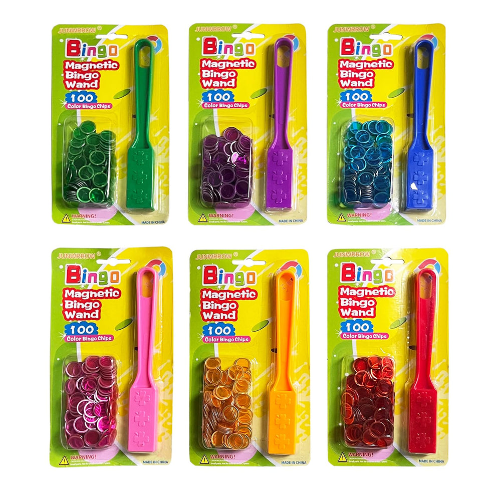 JUNWRROW wand attracting chips during game play and learning.
