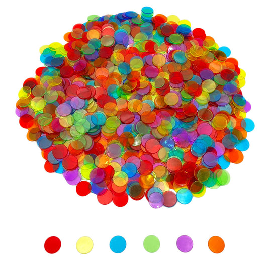 JUNWRROW bingo chips collection pile for group games and sorting