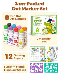 JUPITEARTH bingo daubers with 60ml ink offer smooth coverage.