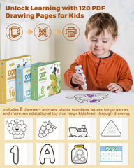 JUPITEARTH QR code unlocks a 120-page PDF with themed activities.